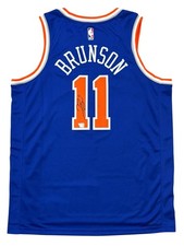 Jalen Brunson New York Knicks Signed Jersey Swingman Icon XL NWT Fanatics COA