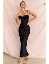 House of CB black corset dress