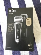 Fabrycznie nowa golarka elektryczna Braun Series 8 8567cc srebrna 4+1 (lekko uszkodzone pudełko)