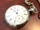 1893 Elgin G.M. Wheeler Pocket Watch 15 Jewel Nickel Case Runs