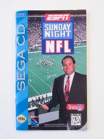 ESPN Sunday Night NFL Sega CD CIB Tested Excellent Condition