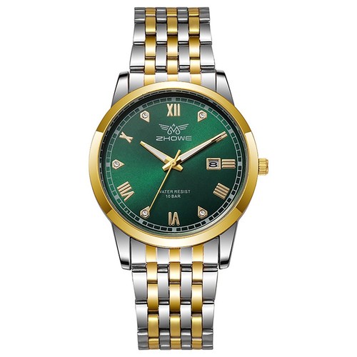Montre Calendrier Homme Élégante Design Unique Légère Acier Inoxydable - Picture 7 of 19