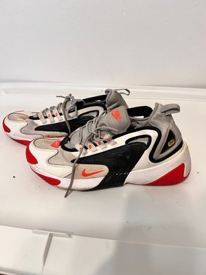 Nike Air Zoom 2000 2K White Basketball Shoes Sneakers Size 10.5 Mens A00269-105