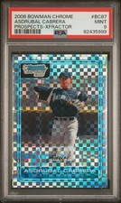 2006 BOWMAN CHROME PROSPECTS XFRACTOR #BC87 ASDRUBAL CABRERA 209/250 PSA 9