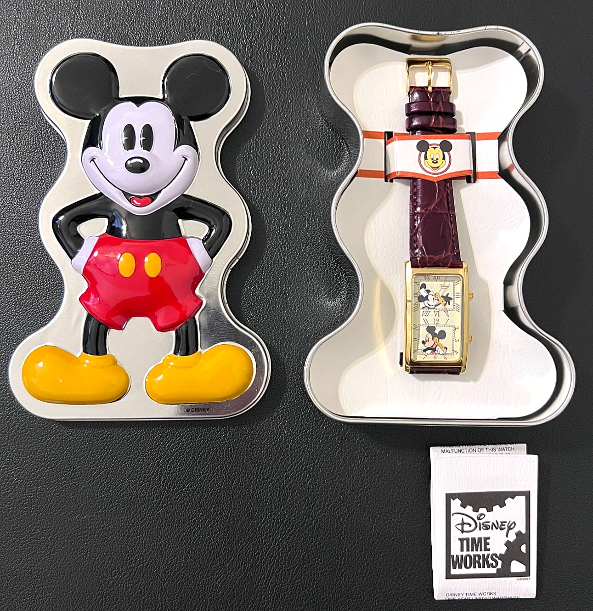 Vintage Seiko Disney TimeWorks Mickey Mouse Dual Time Zone Watch
