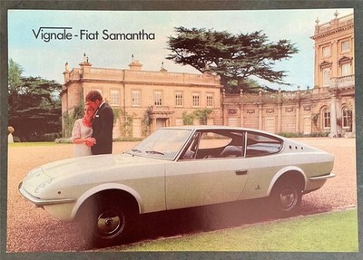 VIGNALE FIAT Samantha Car Sales Specification Leaflet c1968