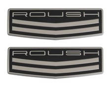 2020 F-150 Roush 5.11 Tactical 10.25" Fender Emblems Badges Black & Gray Pair