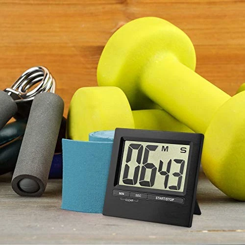 (TG. 1 - confezione) TFA Dostmann 38.2013.01 Timer elettronico, Alluminio, Nero, - Immagine 3 di 4