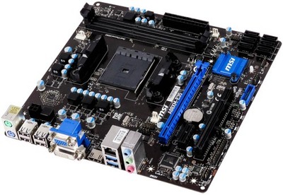MSI A88XM-E35 AMD A88X FM2+ DDR3 microATX