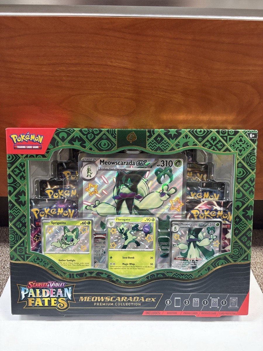 Pokemon paldean fates premium collection box Meowscarada Ex Brand New