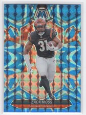 #44 Zack Moss 2024 Panini Mosaic Reactive Blue Cincinnati Bengals