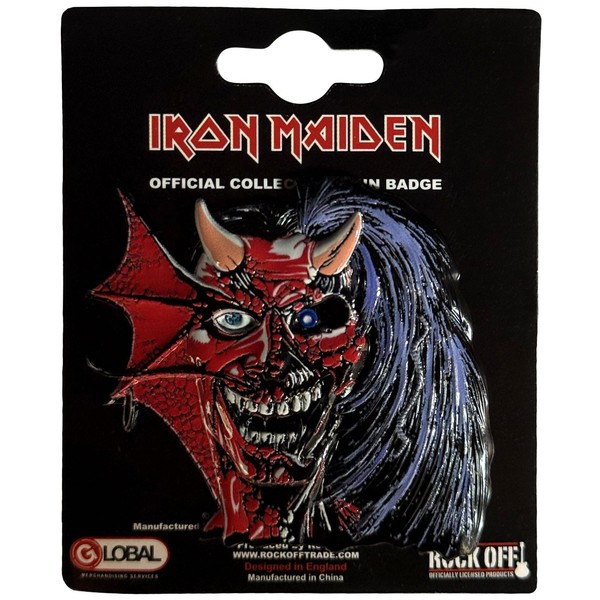 Iron Maiden Anstecknadel Purgatory Eddie Offiziell Lizenziert-image