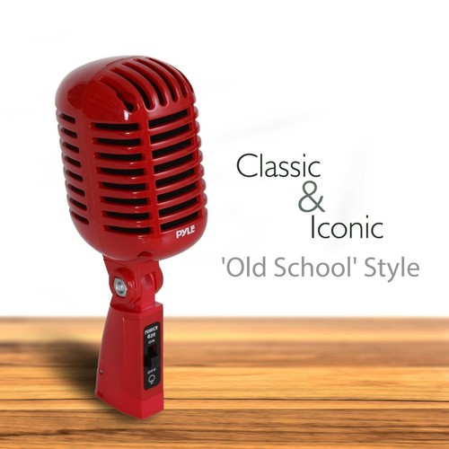 Pyle Dynamic Transducer 50dB XLR 3 Pin Studio Recording (RED) PDMICR42R - Picture 2 of 7
