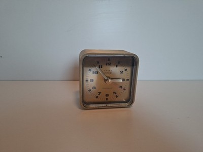 Messing Uhr Kienzle Design Chronoquarz Tischuhr 60er-70er Jahre Design