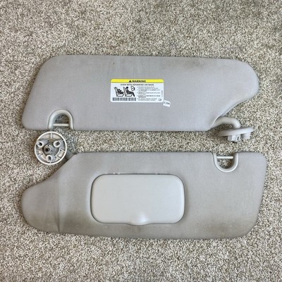 08-16 Dodge Grand Caravan Chrysler Town Country Sunvisor Gray OEM
