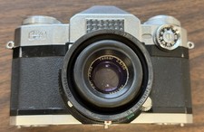 Zeiss Ikon Contaflex 35mm Film SLR Camera - Tessar 50mm F2.8 Lens W/ Accessory  s