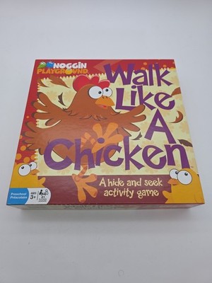 Noggin Playground Walk Like A Chicken Board Game EUC