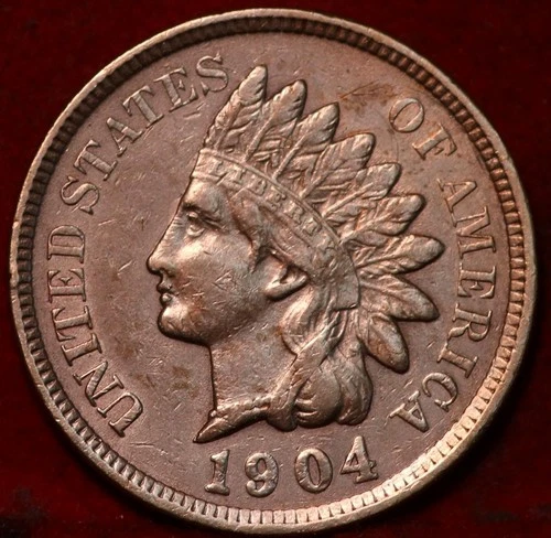 1904 Indian Head Cent — photo from the most recent tracked eBay sale