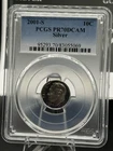 2001-S Silver Roosevelt Dime PCGS PR70DCAM Proof Deep Cameo RARE!!!