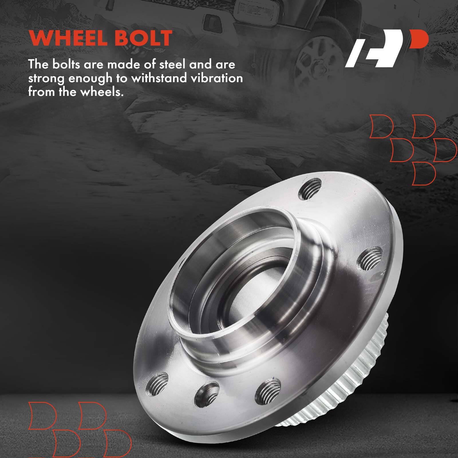 2PCS Front Wheel Hub & Bearing Assembly for BMW E34 E36 E46 318i 323i