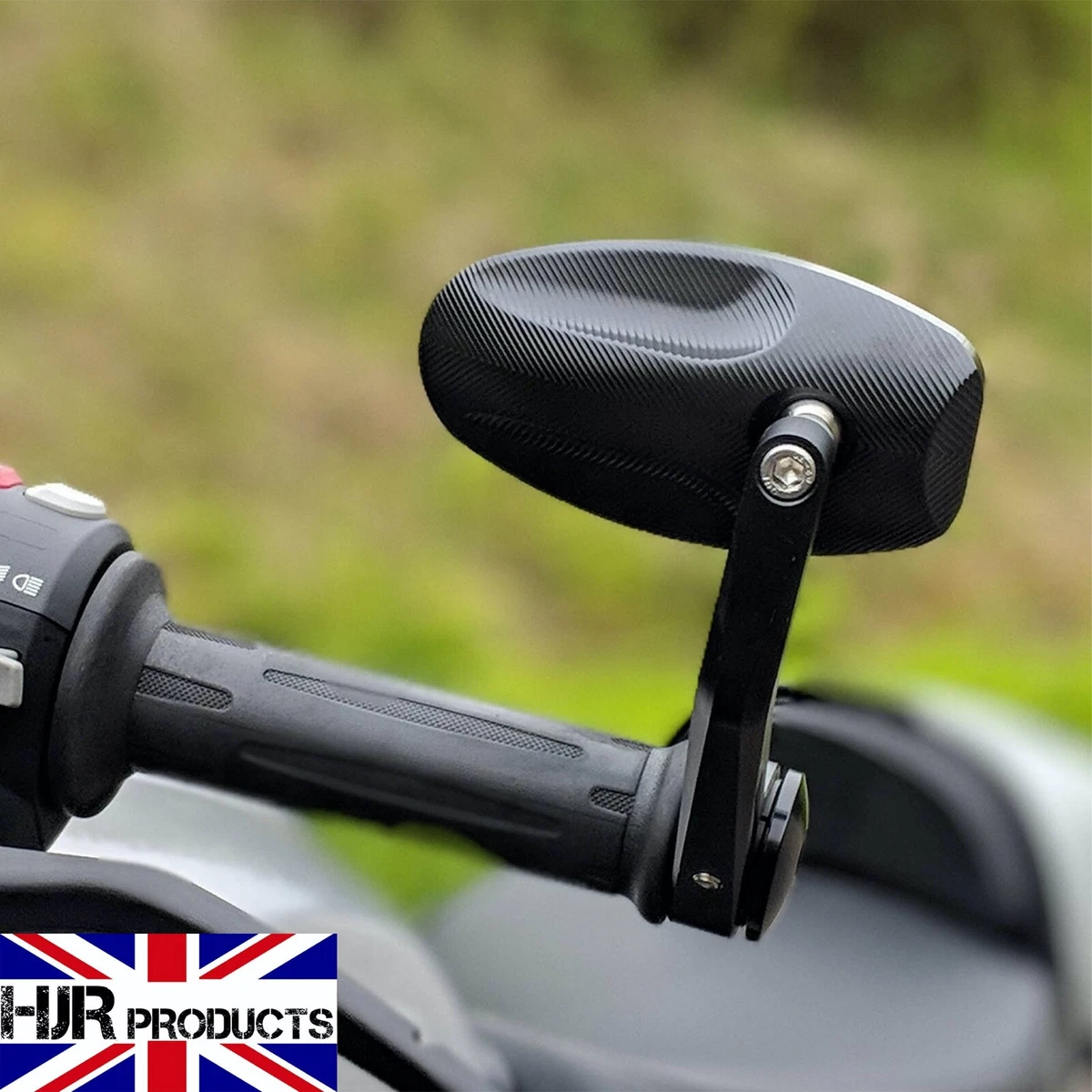 CNC bar end mirrors Yamaha MT125 mt 125 genuine quality pair HJR