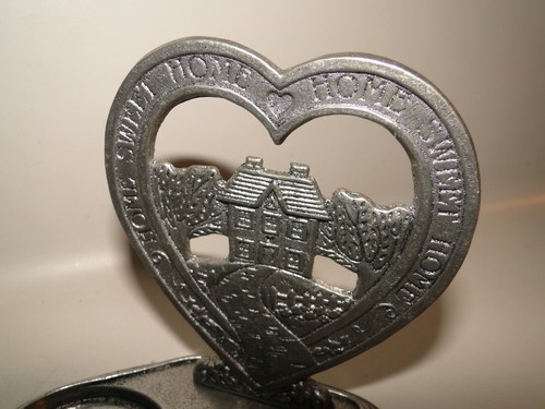 Carson Pewter Home Sweet Home Votive Candle Holder - Picture 6 of 9