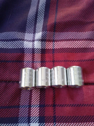 ( 4) 1/4" NOVENT NS-CAP LOCKING TAMPER PROOF CAPS UNIVERSAL R22, R410A NS- UNI-