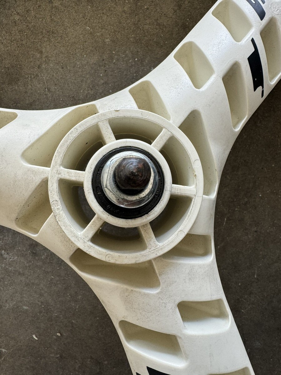 ACS White GT Stealth Mags Wheel (front)Made in USA old school bmx