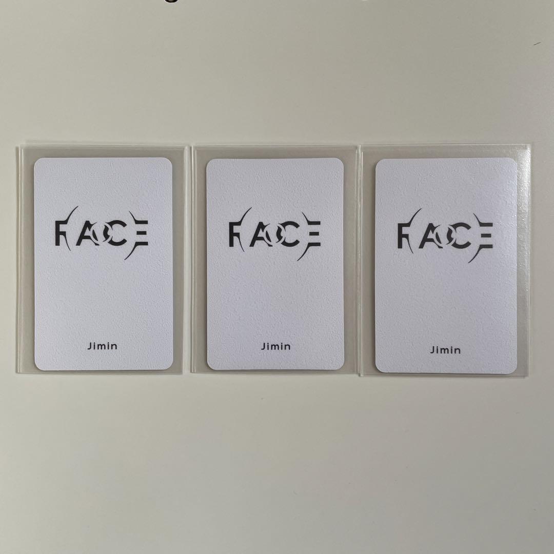防弾少年団(BTS) - BTS FACE jimin ジミン　ラキドロ　M2U BTS JIMIN FACE M2U LUCKY DRAW OFFICIAL PHOTO CARD 3pcs SET