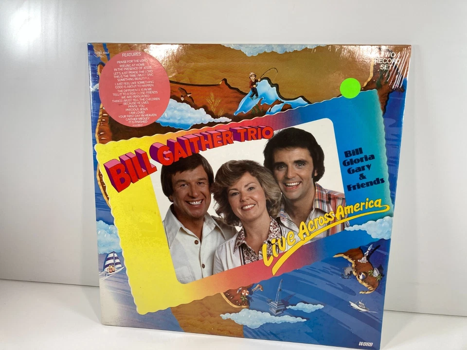 Bill Gaither Trio Live Across America 2 LP Sealed Word WSX 8847 - Image 2 of 4