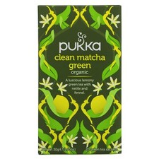 Pukka | Clean Matcha Green - Lemony Green Tea, Dandelion | 1 x 20 bags