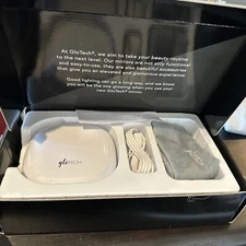 GLO TECH LED COMPACT Magnifying Small Mirror 1X & 10X Travel White FAST 2 SHIP