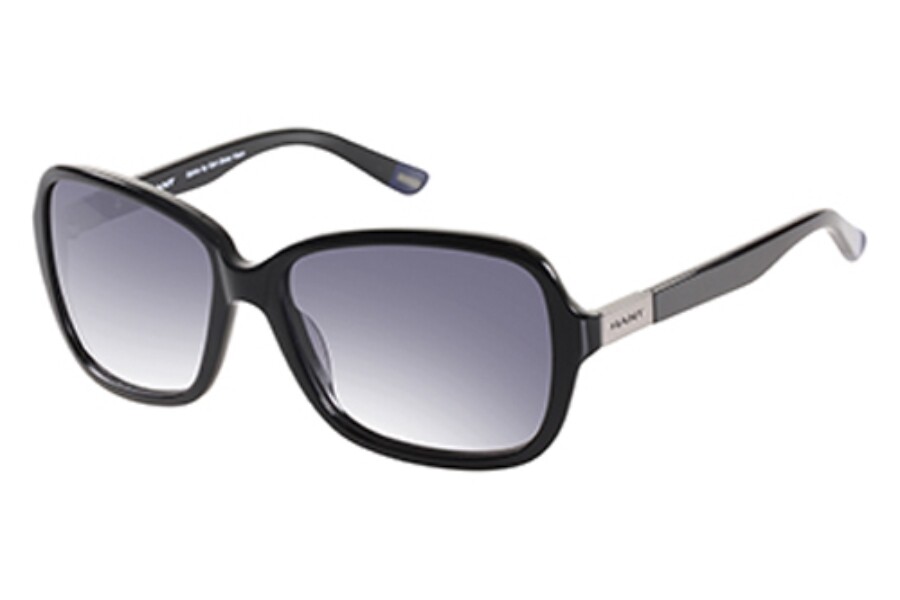 Женские солнцезащитные очки GANT GWS 2006 BLK-35 в полностью черной пластиковой оправе 58-16-135 2006 26490₽