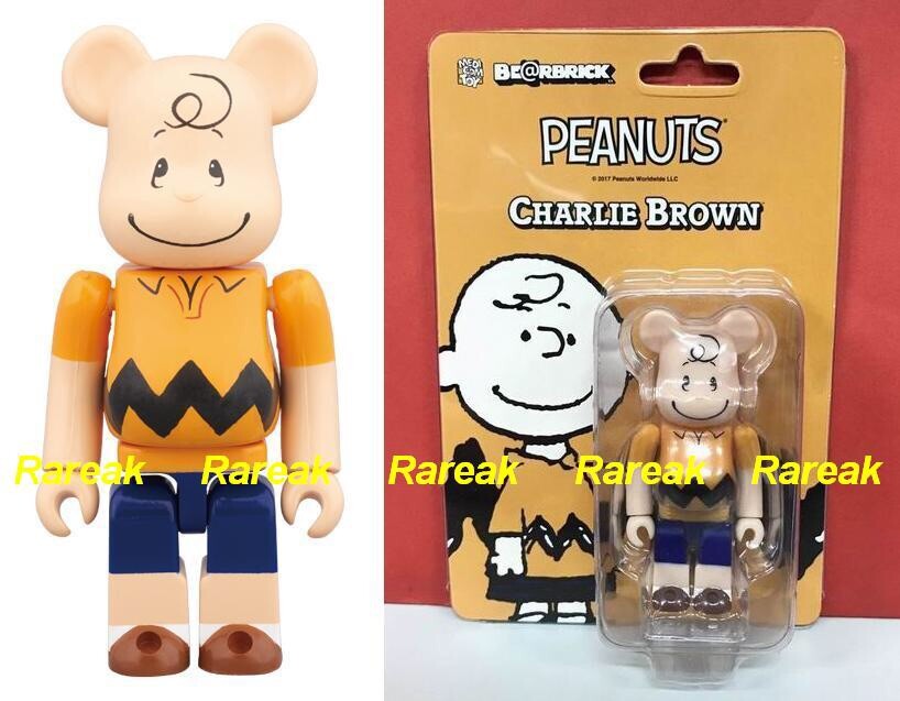 ベアブリック400%ピーナッツPEANUTS よき CHARLIE BROWN 
