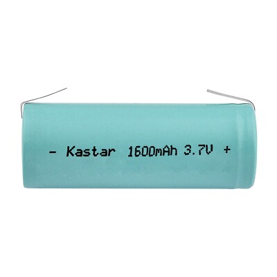 Kastar NCR18500A 18500 3.7V 1600mAh LI-ION Rechargeable Battery w/ Tabs