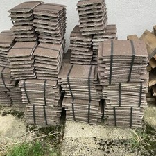 Redland plain Roof Tiles Brown per pack of 16