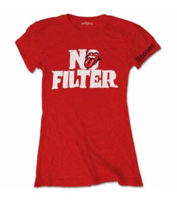 The Rolling Stones No Filter Header Logo T-Shirt Offizielle Lizenz Rock Off