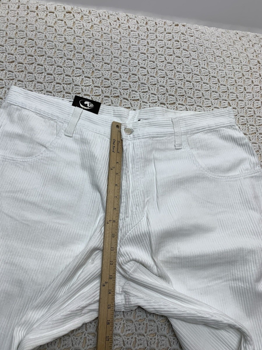 Vtg Interstate Baggy Wide Leg white Pants 44 aprx 42x32 Vtg Interstate Baggy Wide Leg white Pants 44 aprx 42x32