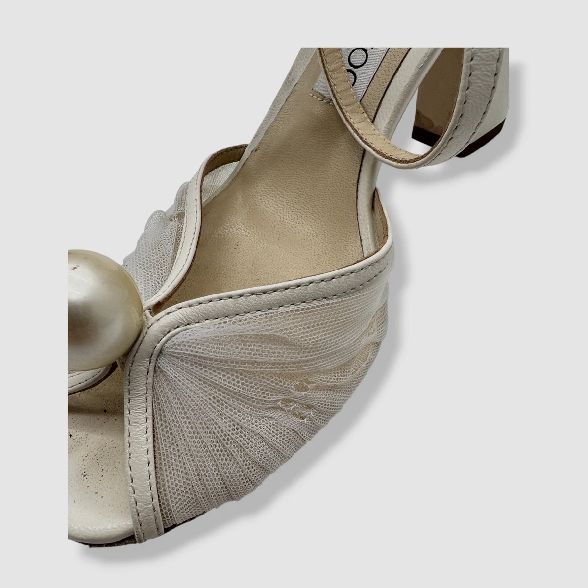 jimmy choo sacaria tulle peep toe pumps