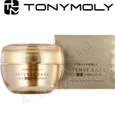 TONYMOLY Intense Care Gold 24K Snail Cream 45ml Anti-aging Cream Moistur Cream