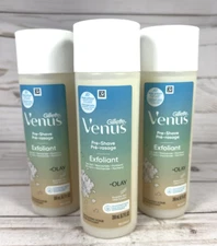 Gillette Venus Olay Pre-Shave Exfoliant Scrub Sea Salt 6.7oz (3 Pack)