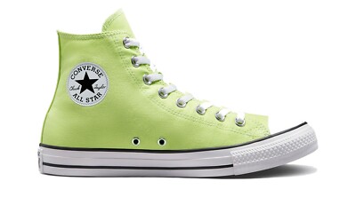 C4 Converse Chuck Taylor Mens High Top All Star Lime Canvas Boots - Main Image