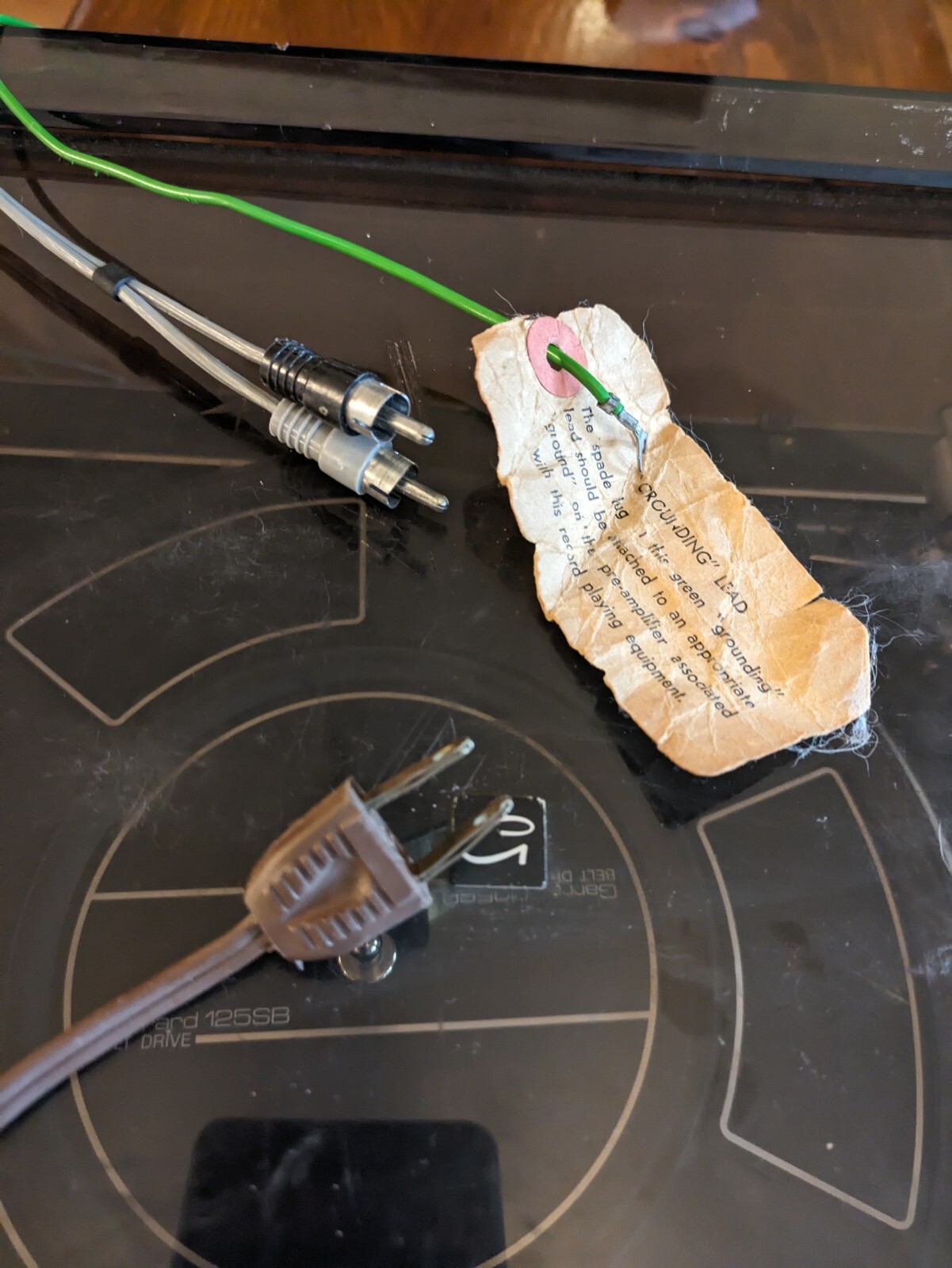 Garrard 125SB Automatic BeltDrive Turntable Works in good