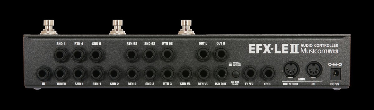 New MusicomLab EFX-LE II Audio Controller / Switcher / MIDI