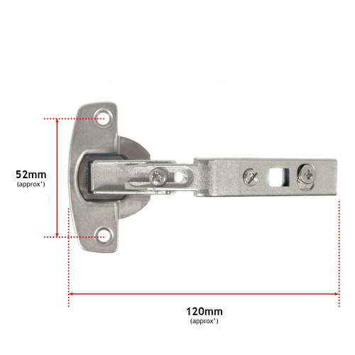 HETTICH Corner Hinge Folding Door Intermat 5065 Nickel Plated