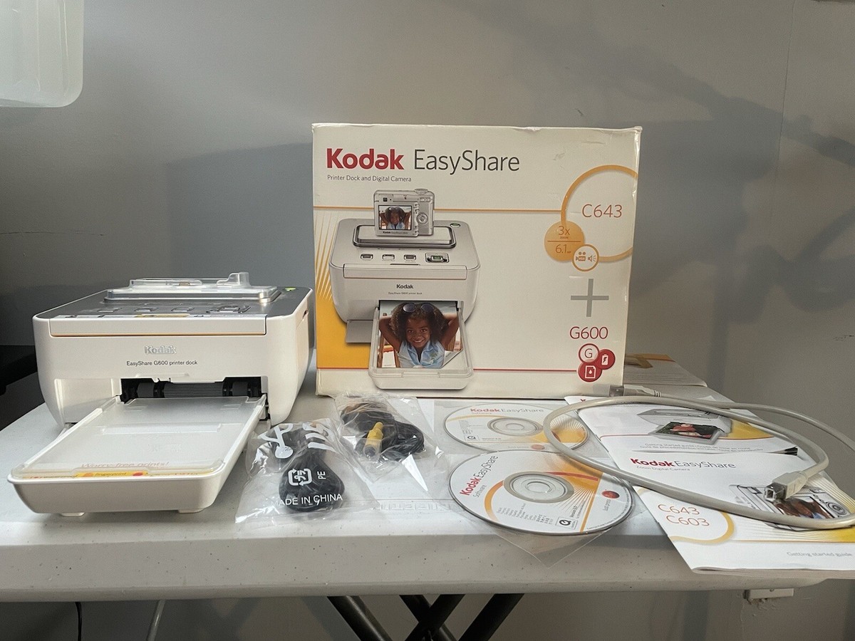 Kodak EasyShare G600 Printer Dock & Accesories No Camera | eBay