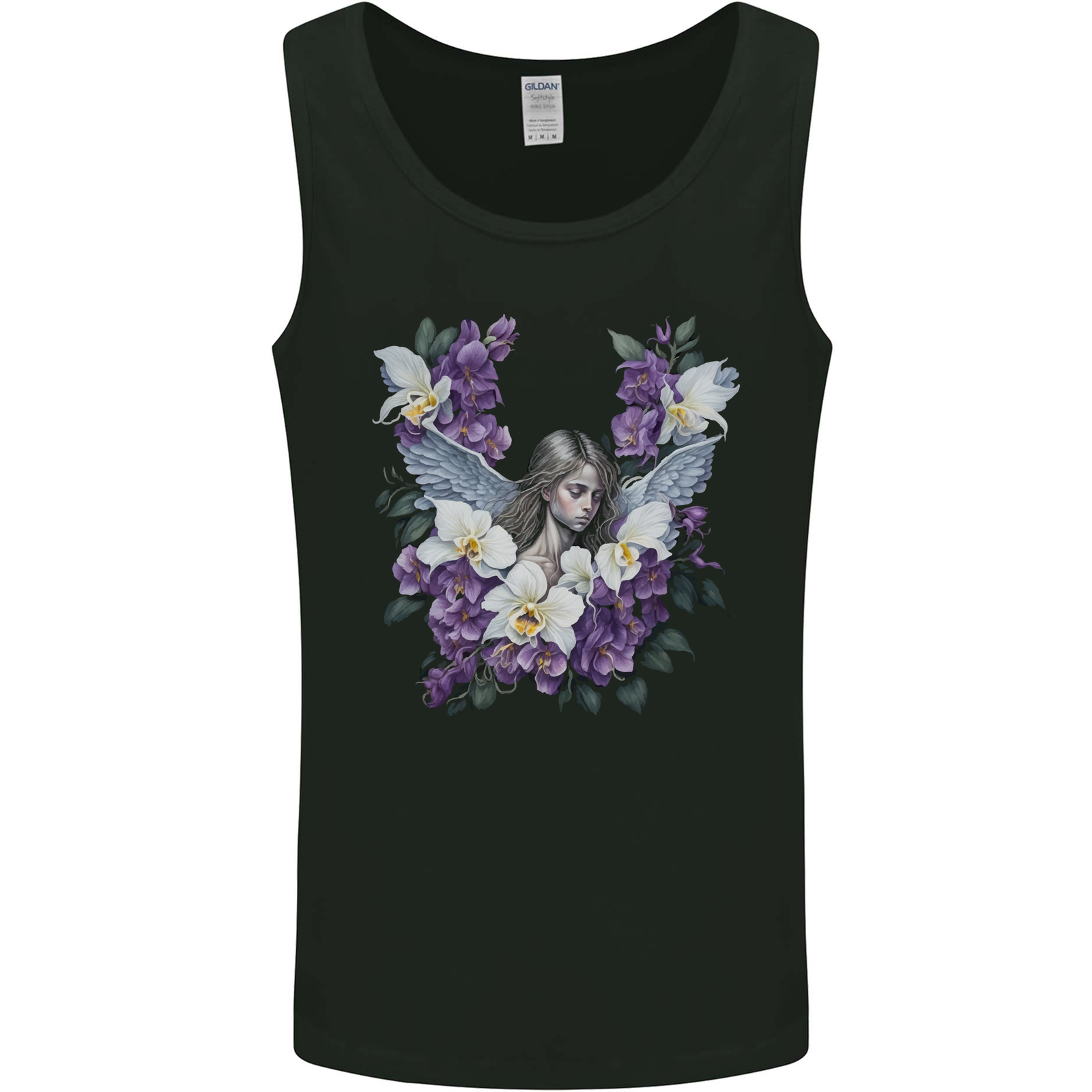 Orchid Angel Gothic Goth Mens Vest Tank Top