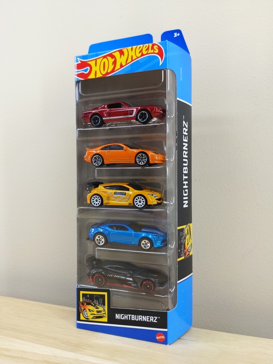 HOT WHEELS NIGHTBURNERZ - Shelby GT500 300ZX Megane Trophy Camaro