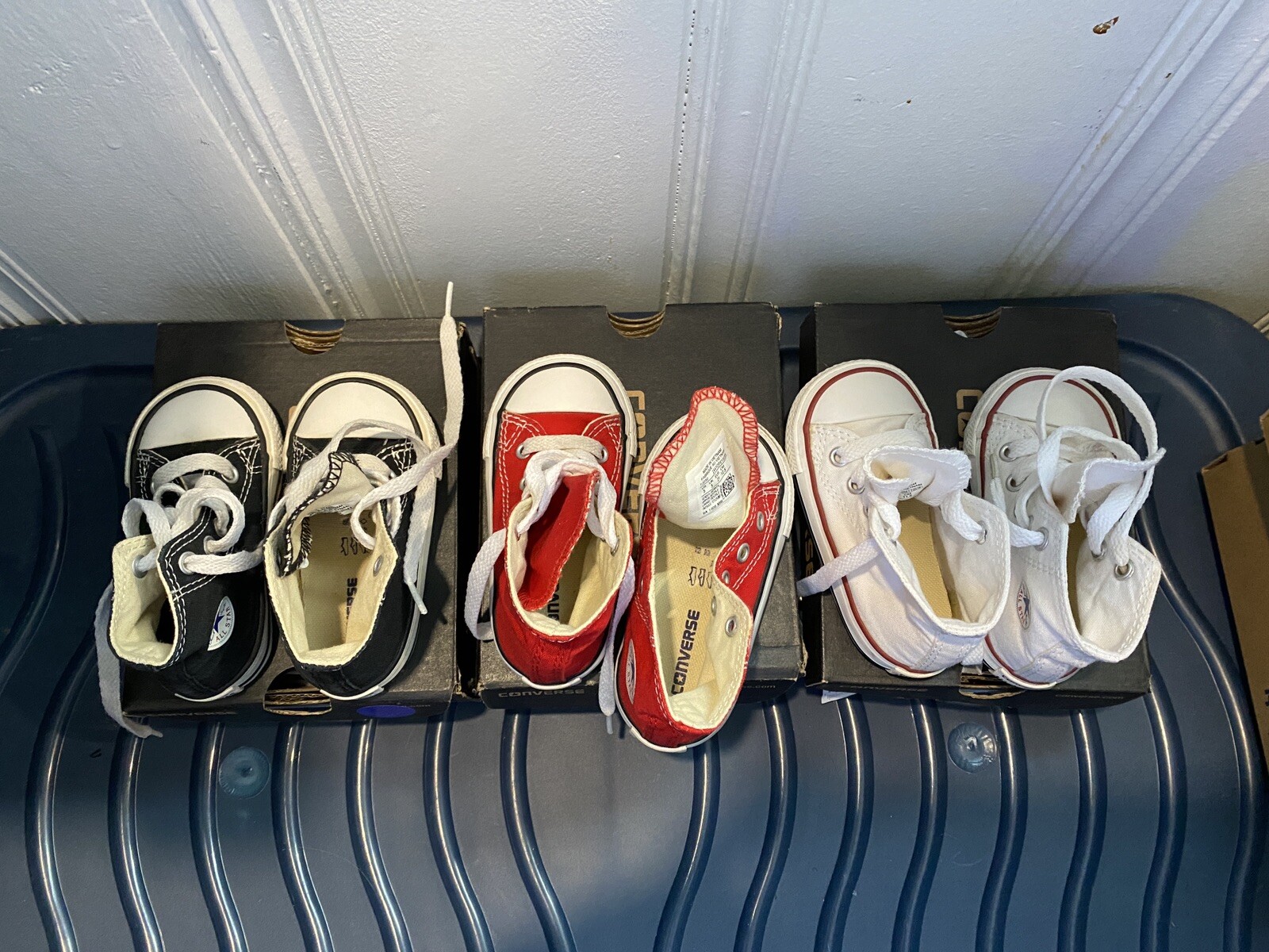 3 Pairs Converse Chuck Taylor All Star Hi Toddler Shoes Sneakers Size 4C 5C eBay