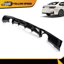 Fit For 2012-2018 BMW F30 3 Series M Sport Sedan Rear Lower Bumper Diffuser Lip